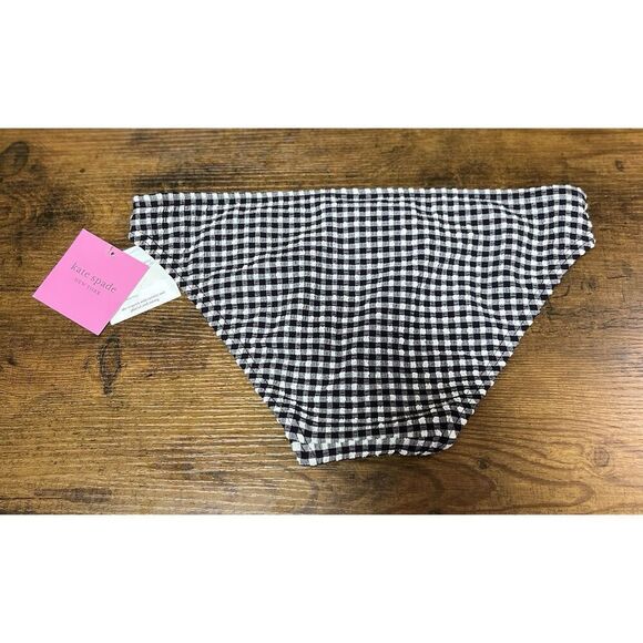 Kate Spade New York Women's Classic Check-Print Bikini Bottoms, Size XS. NWT! - Picture 4 of 10